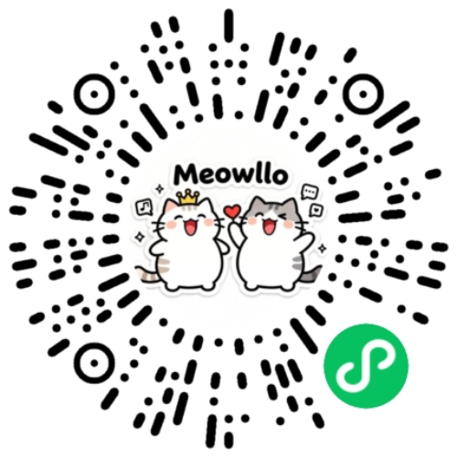 在哪咪 Meowllo 微信小程序二维码